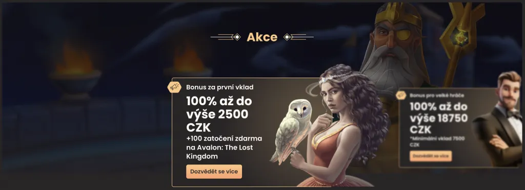Nabídka Uvítacích Bonusů